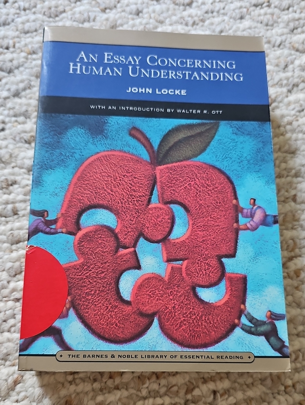 Barnes & Noble Blue & Red Paperback — An Essay Concerning Human Understanding
